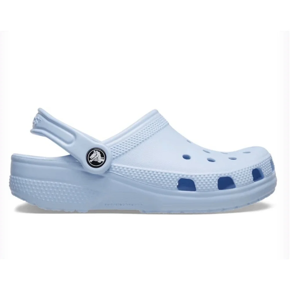 Crocs Classic Clog Big Kids 2 Moon Blue Calcite Slip On Sandals 206991 Clogs